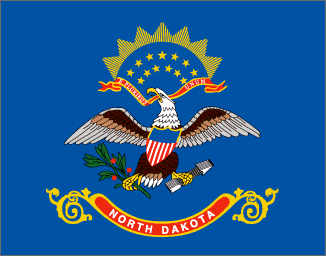 Live Answer North Dakota Flag